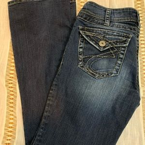 Silver jeans suki surplus bootcut dark wash
